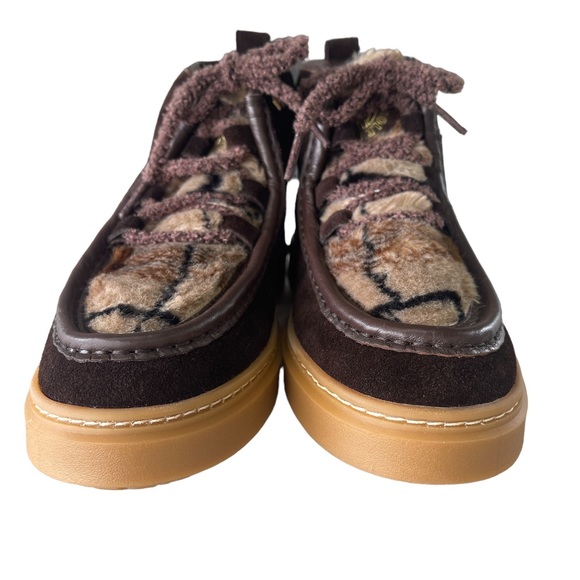 COLE HAAN Womens US 6 Summit Chukka Bootie Dark Chocolate Plaid Suede Fa… - Picture 14 of 16